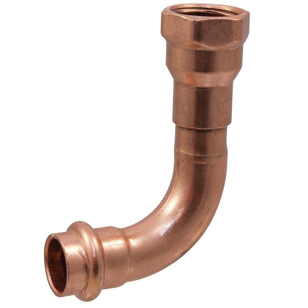 Nibco 9082800PC Press System 1-1/4 in. Copper Press 90 Female Elbow