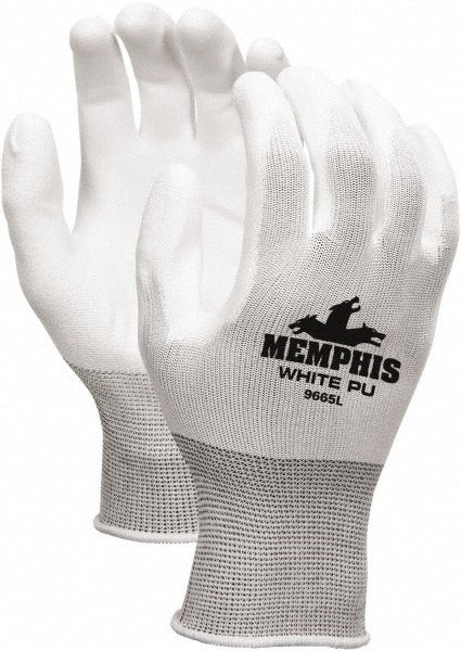 MCR SAFETY Mcr Safety 9665L Work Gloves Large Polyurethane Nylon