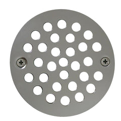 Jones Stephens C6089BN 4-1/4 in. Round Stamped Strainer for D50001 Tile Shower Drain