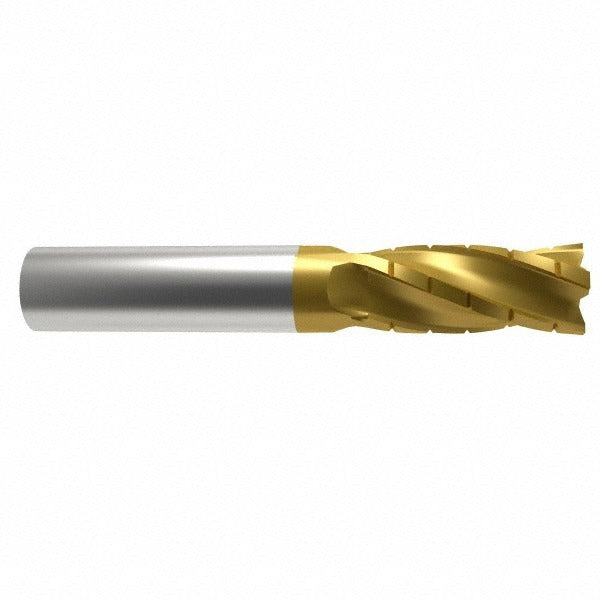 HERTEL Hertel 2500514 Roughing End Mill 1/2 in 4 Flute Solid Carbide