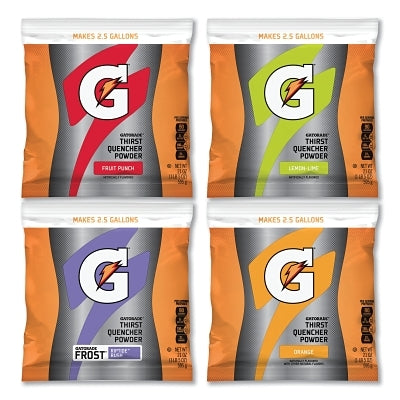 Gatorade 3944 G Series 02 Perform Thirst Quencher Instant Powder 21 oz Pouch 2.5 gal Yield Assorted Flavors