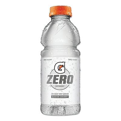 Gatorade 4214 G Zero Sugar Ready-to-Drink Thirst Quencher 20 oz Bottle Glacier Cherry