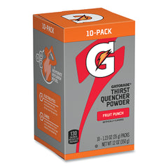 Gatorade 4702 Powder Stick 1.23 oz Volume Tube 16.9 oz Yield Fruit Punch