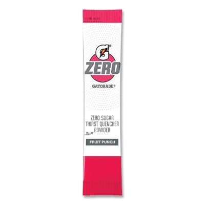 Gatorade 4713 G Zero Powder Stick 0.10 oz Volume 16.9 oz Yield Fruit Punch