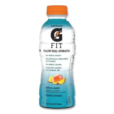 Gatorade 5153 Fit Electrolyte Beverage Tropical Mango 16.9 oz