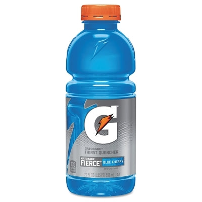 Gatorade 10412 Drink Fierce Blue Cherry 20Oz 24PK