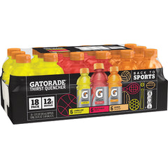 Gatorade 12324 Thirst Quencher 12 oz Ready to Drink Multipack Lemon Lime Fruit Punch Orange