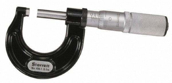 STARRETT Starrett 68056 Mechanical Outside Micrometer 0.01 in