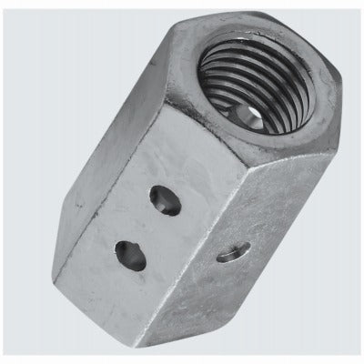 NATIONAL HARDWARE National Mfg N261-412 Zinc Rod Coupler 7/8 Inch 5 Pack