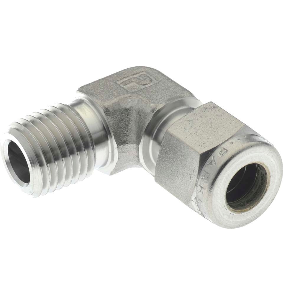 PARKER Parker 5MSEL4N-316 Compression Male Elbow 1/4-18 Npt Ss