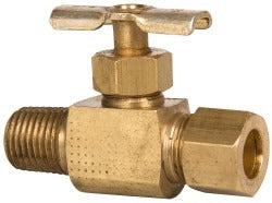 EATON Eaton A6760 Straight Needle Valve 3/8 X 1/4 in Compression X Mnptf