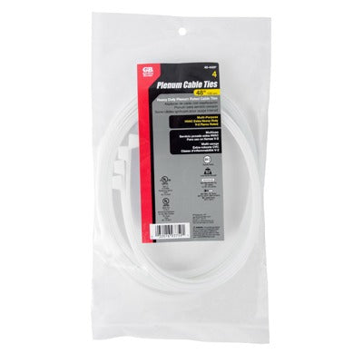 GARDNER BENDER Ecm Industries Llc 49-448P Plenum Cable Tie 48in 4 Pack
