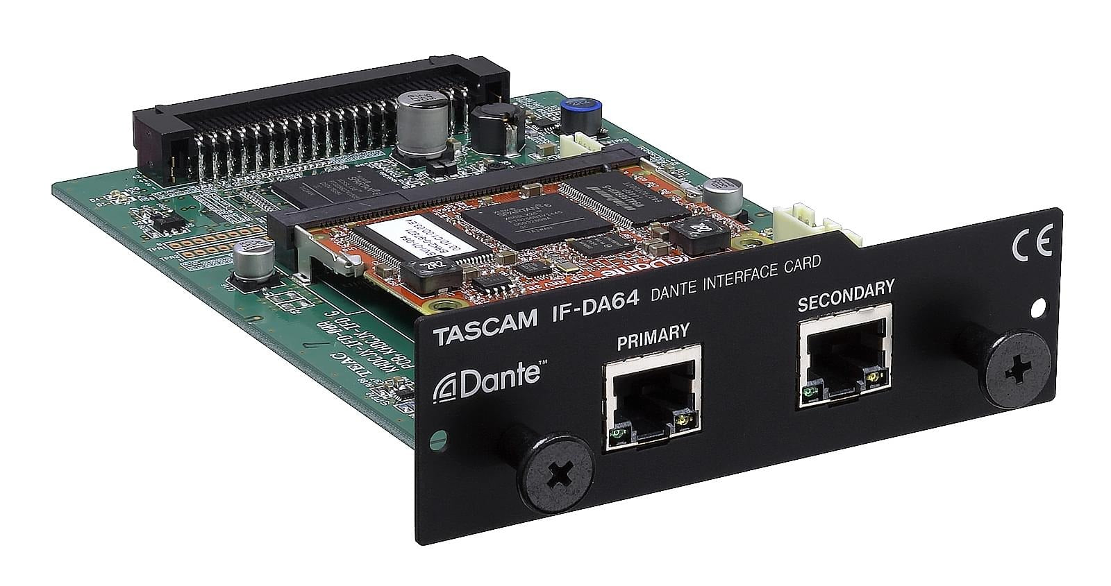 TASCAM Tascam IF-DA64 64-Channel Dante/AES67 Interface Card (64 In/64 Out)