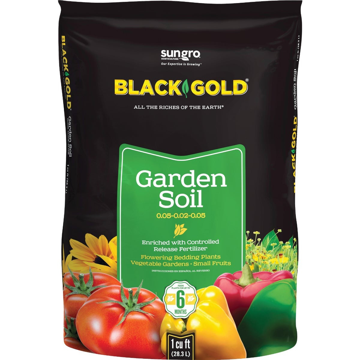 BLACK GOLD Black Gold 1411603.CFL001P Garden Soil 1 Cu Ft
