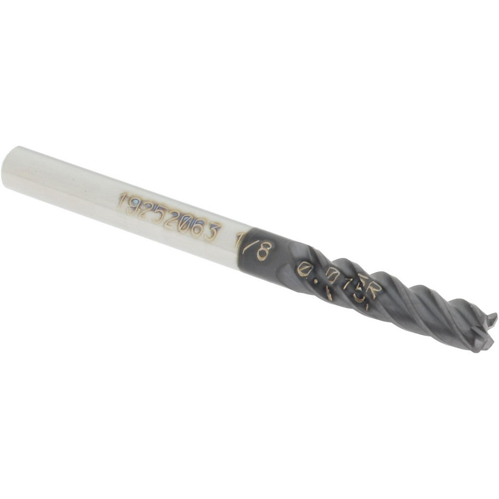 ACCUPRO Accupro 14556357 Corner Radius End Mill 1/8 in 4 Flute