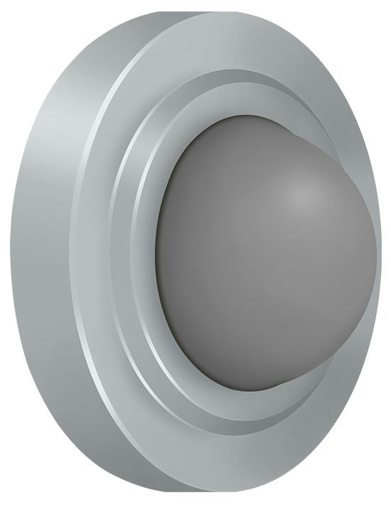 DELTANA Deltana WBC238U26D Convex Flush Bumper Satin Chrome