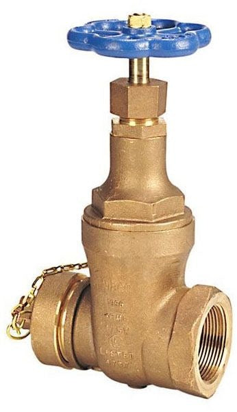 NIBCO Nibco NL0100E Gate Valve 2-1/2 in Threaded 125 Lb Bronze