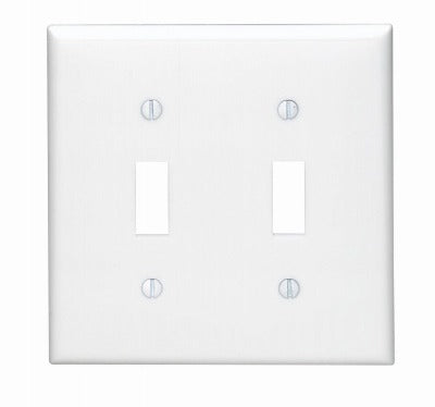 LEVITON Leviton Mfg Co 002-80709-00W Single Gang Toggle Wall Plate