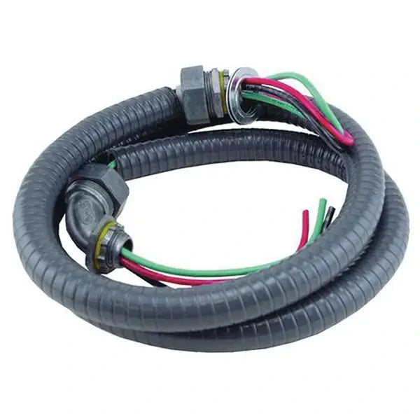 DIVERSITECH Diversitech 7807 Liquidtight Electrical Whip 3/4 in X 6 Ft 8 Awg