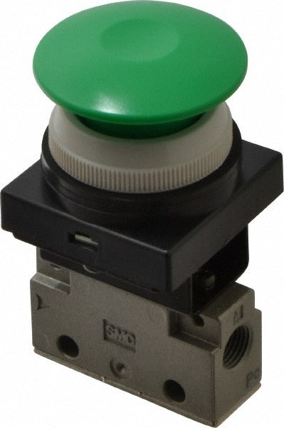 SMC Smc Pneumatics VM130-N01-30GA 3-way Valve Push Button