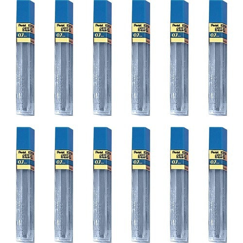 PENTEL Pentel PEN502HBX 0.7mm 2H Lead Refill Box of 12