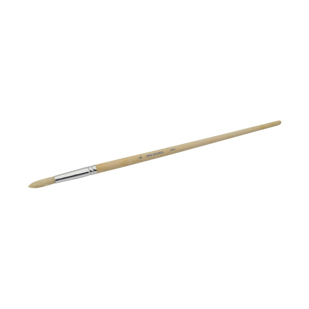 PRO-SOURCE Pro-source AUB03-13 Artist Paint Brush Size 6 Boar Pig