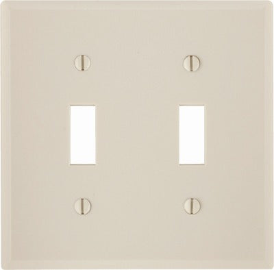LEVITON Leviton Mfg Co 000-78009-000 2-toggle Wallplate 25 Pack