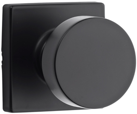 KWIKSET Kwikset 971PSKSQT-514 Pismo Knob Trim Square Rose Matte Black