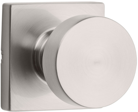 KWIKSET Kwikset 971PSKSQT-15 Pismo Knob Trim Square Rose Satin Nickel