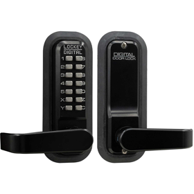 LOCKEY Lockey 2835JBMG Keyless Lever Lock Jet Black Marine Grade