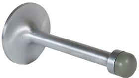 TRIMCO Trimco 1208626 Solid Base Door Stop Satin Chrome