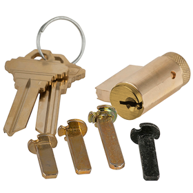 SCHLAGE Schlage Commercial 40100S145606 Cylinder S145 Keyway Satin Brass