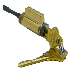 SCHLAGE Schlage Lock 23-195-C-626 KD Key-in-Lever Cylinder 6-Pin C Keyway ALX 70 Function