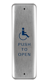 BEA BEA INCORPORATED 10PBJ1 Push Plate 1.5in x 4.75in Jamb Logo and Text