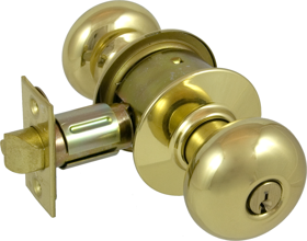 SCHLAGE Schlage Lock A80-PD-PLY-605 Plymouth Knob 2-3/4 BS