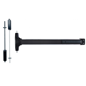 DETEX DETEX V50-628-36X84 Wide Stile Surface Vertical Rod Exit Device Value Series No Trim Hex Dogging 36in