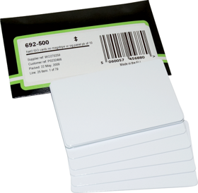 PAXTON ACCESS PAXTON ACCESS 692-500-US Network Access Control System Proximity ISO Card, NET2, 125 Kilohertz, 86 MM Width x 0.8 MM Depth x 55 MM Height