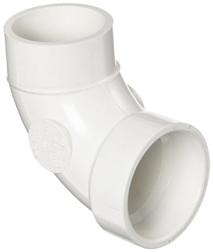 Spears P302-015 PVC DWV 90 Degree Elbow 1-1/2 Spigot x Hub