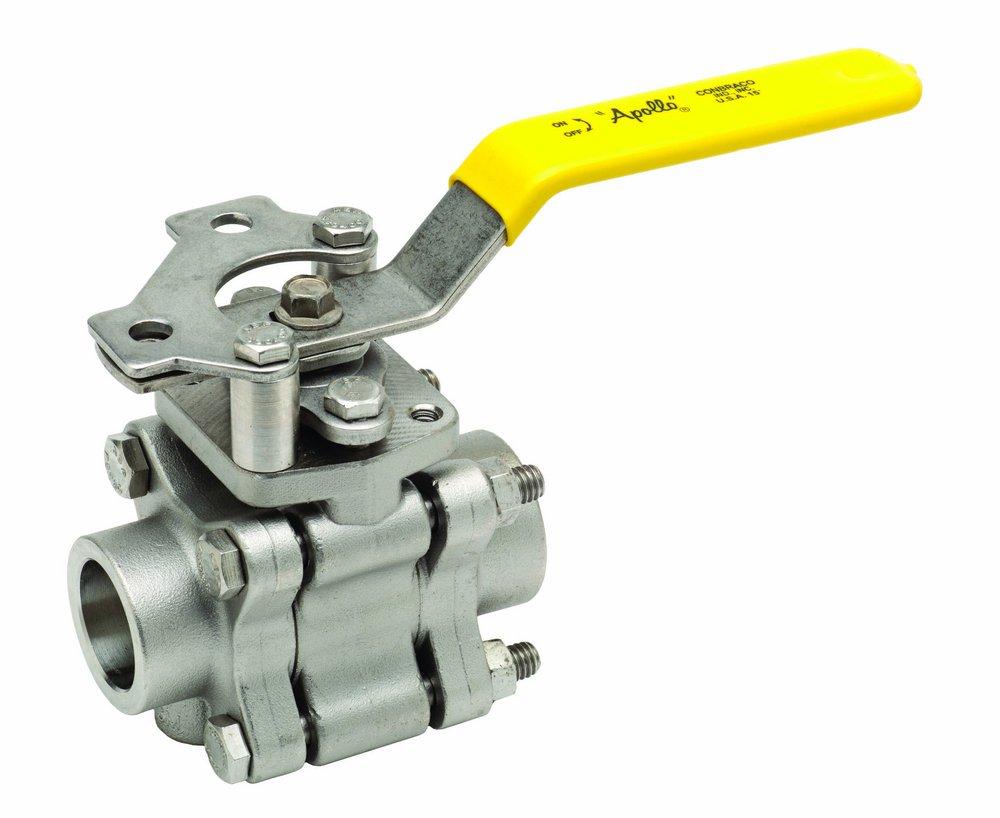 Apollo Valves 86A20801 86A-200 Series 2 in. CF8M Stainless Steel Full Port Socket Weld 1500# Ball Valve