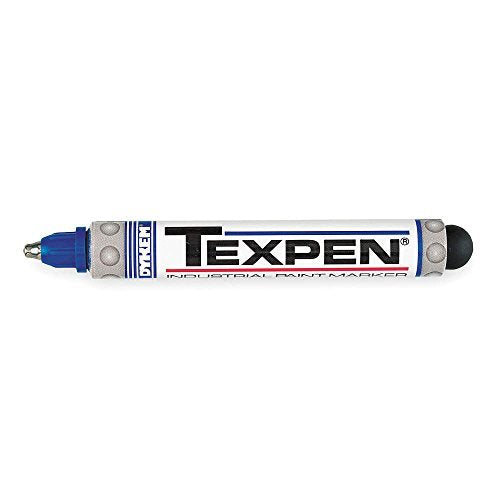 Dykem 16013 Texpen Blue Medium Marking Pen 12 Count Pack