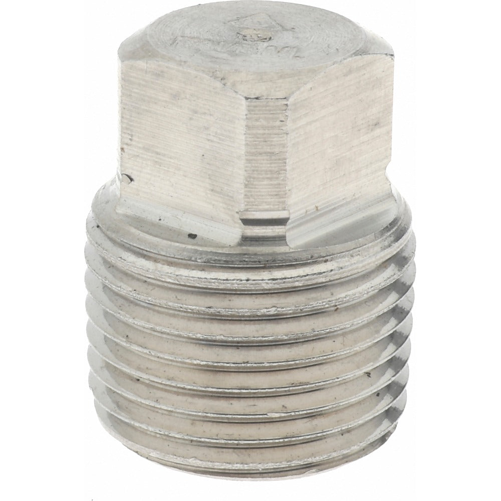 MERIT BRASS Merit Brass 3417DA-06 Square Head Pipe Plug 3/8 in Ss