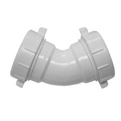 Jones Stephens P37445 1-1/2 in. Slip-Joint Straight PVC 45 Degree Elbow