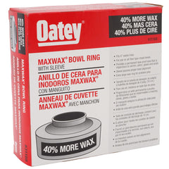 Oatey 31188 MaxWax Wax Ring with Horn for 3 or 4 in Waste Lines