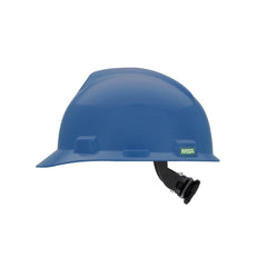 MSA 477483 V-Gard Cap Style Safety Hard Hat With Fas-Trac III Ratchet Suspension Polyethylene Shell