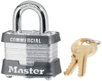 Master Lock 3KA-3358 Laminated Padlock 1-1/2 Inch Keyed