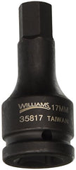 Williams JHW35817 3/4-Inch Drive Impact Hex Bit Driver 17mm