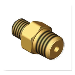 Western Enterprises 134 Regulator Outlet Bushing 200 psi Brass A-Size 1/4 in NPT RH Male Oxygen