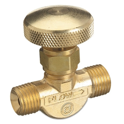 Western Enterprises 211 Brass Body Valve Non-Corrosive Gases 3000 psig Inlet/Outlet 1/4 in NPT (M)