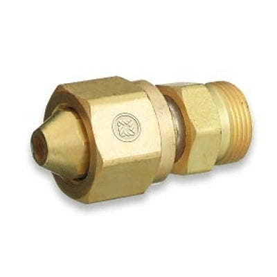 Western Enterprises 316 Brass Cylinder Adaptor CGA-300 to CGA-520