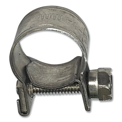 Western Enterprises 501 Hose Clamp 1/4 inch Hose OD 1/2 inch Clamp Dia Stainless Steel